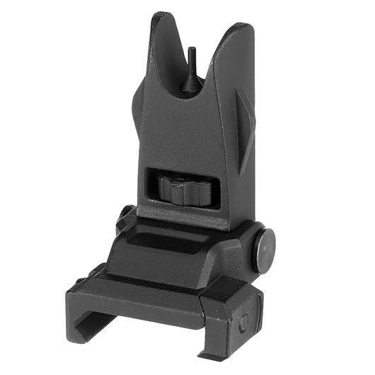 APS Hawk Aluminium Flip-Up Sight Set Front / Rear fr 20 - 22mm Schienen schwarz Bild 1