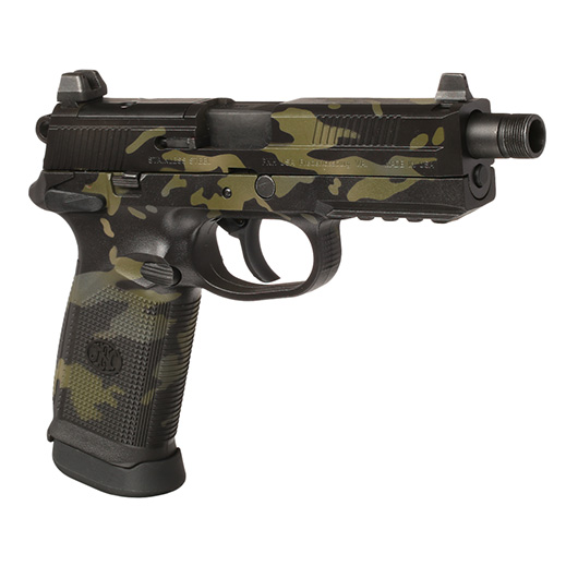 VFC FN Herstal FNX-45 Tactical mit Metallschlitten GBB 6mm BB Multicam Black - Black Sheep Arms Custom Cerakote Bild 7