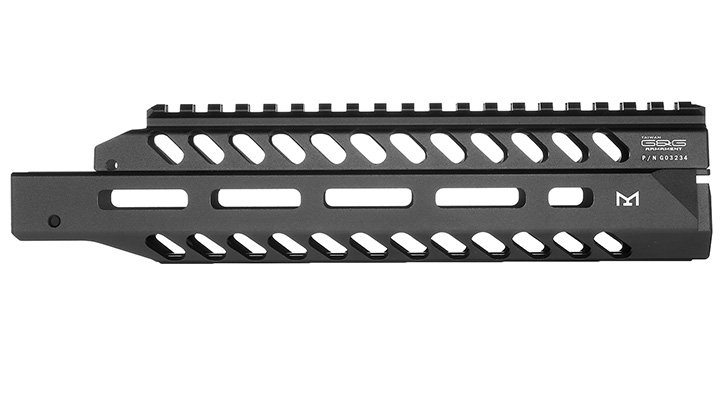 G&G M-LOK Aluminium Rail Handguard 9.8 Zoll f. G&G GTW91 S-AEG schwarz Bild 1