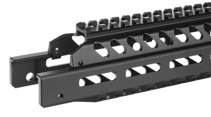 G&G M-LOK Aluminium Rail Handguard 9.8 Zoll f. G&G GTW91 S-AEG schwarz Bild 4