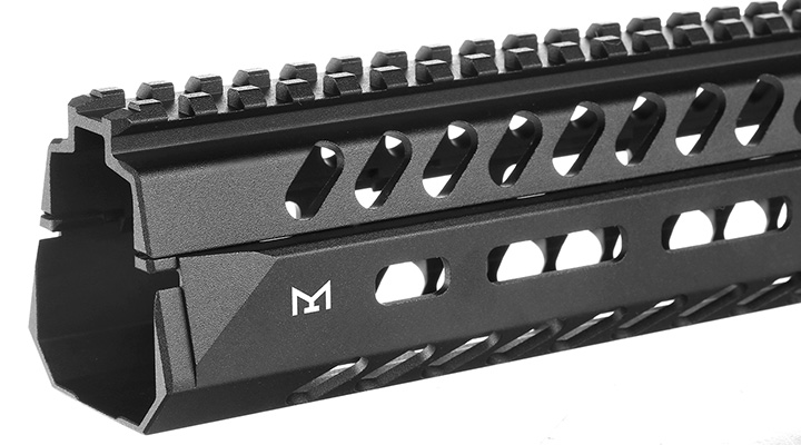 G&G M-LOK Aluminium Rail Handguard 9.8 Zoll f. G&G GTW91 S-AEG schwarz Bild 5