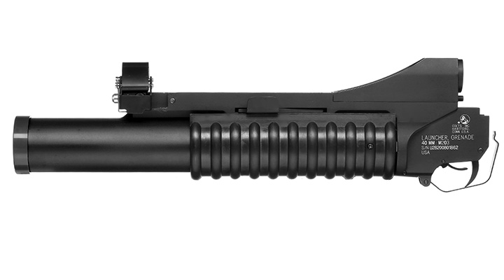 Cybergun Colt M203 40mm Granatwerfer Vollmetall-Version (3in1) schwarz - Long Version Bild 1