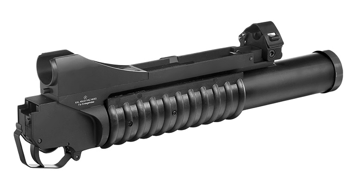 Cybergun Colt M203 40mm Granatwerfer Vollmetall-Version (3in1) schwarz - Long Version Bild 4
