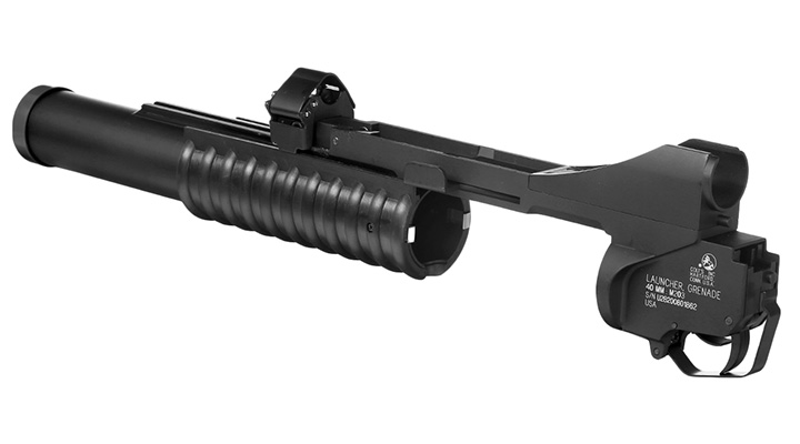 Cybergun Colt M203 40mm Granatwerfer Vollmetall-Version (3in1) schwarz - Long Version Bild 7