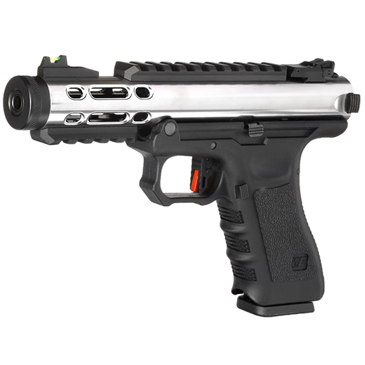 Wei-ETech Galaxy G-Series Metallschlitten GBB 6mm BB schwarz / silber