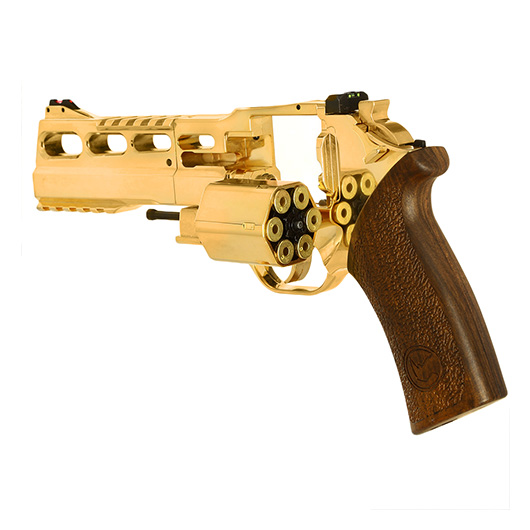 BO Manufacture Chiappa Charging Rhino 60DS Revolver Vollmetall CO2 6mm BB Goldchrome-Edition Bild 5