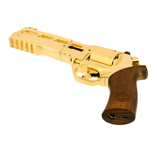 BO Manufacture Chiappa Charging Rhino 60DS Revolver Vollmetall CO2 6mm BB Goldchrome-Edition Bild 6