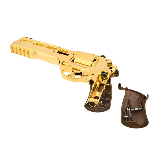 BO Manufacture Chiappa Charging Rhino 60DS Revolver Vollmetall CO2 6mm BB Goldchrome-Edition Bild 7