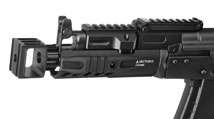 Arcturus AK74U Custom Vollmetall S-AEG 6mm BB schwarz Bild 6