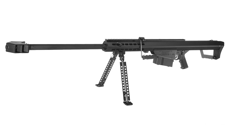 Snow Wolf Barrett M82A1 Vollmetall Bolt-Action Snipergewehr Springer 6mm BB schwarz