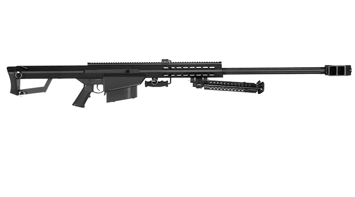 Snow Wolf Barrett M82A1 Vollmetall Bolt-Action Snipergewehr Springer 6mm BB schwarz Bild 2