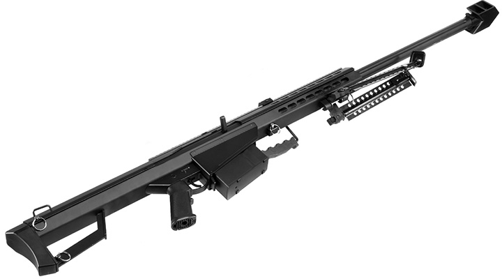 Snow Wolf Barrett M82A1 Vollmetall Bolt-Action Snipergewehr Springer 6mm BB schwarz Bild 4