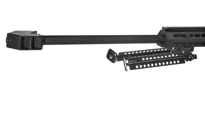 Snow Wolf Barrett M82A1 Vollmetall Bolt-Action Snipergewehr Springer 6mm BB schwarz Bild 5
