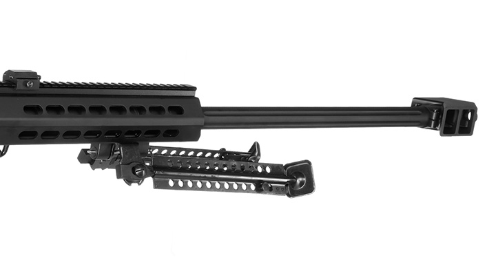Snow Wolf Barrett M82A1 Vollmetall Bolt-Action Snipergewehr Springer 6mm BB schwarz Bild 7
