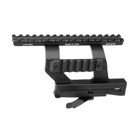 UTG Pro AK Quick Detach Aluminium 21mm Side Mount / Zielgert-Halterung schwarz Bild 4