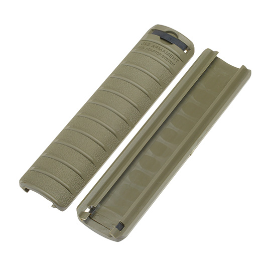 G&G Handguard Panel Style Rail Covers 156 mm 4er Set - oliv Bild 2