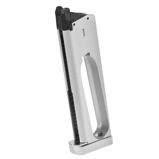 RWA Nighthawk Custom GRP CNC Aluminium Magazin 25 Schuss silber - CO2-Version