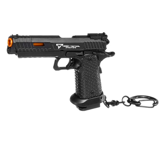 GK-Tactical Schlsselanhnger TTI Combat Master 2011 JW3 Pistole 1:3 Miniaturmodell schwarz