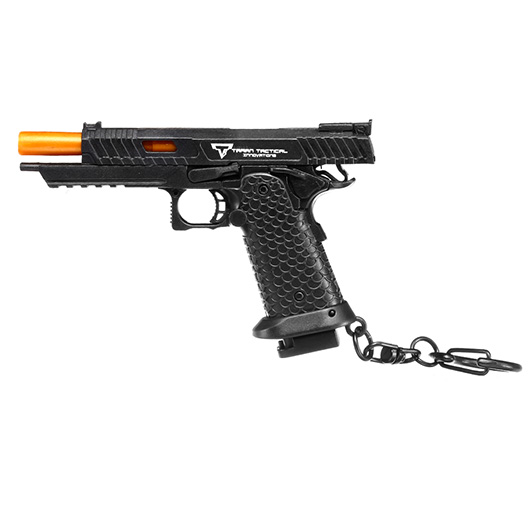 GK-Tactical Schlsselanhnger TTI Combat Master 2011 JW3 Pistole 1:3 Miniaturmodell schwarz Bild 2