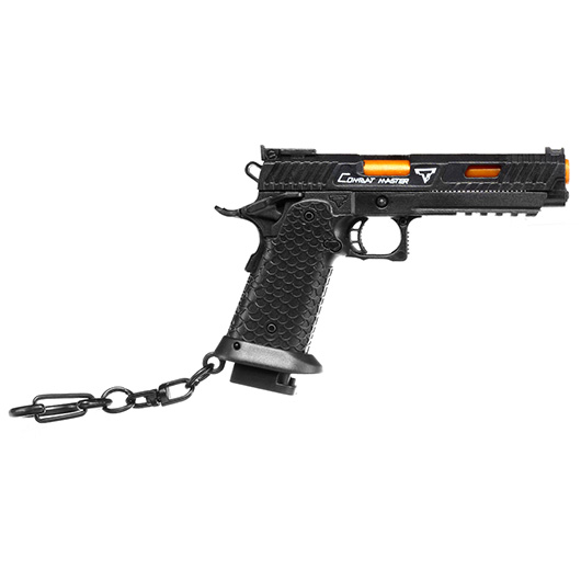 GK-Tactical Schlsselanhnger TTI Combat Master 2011 JW3 Pistole 1:3 Miniaturmodell schwarz Bild 3