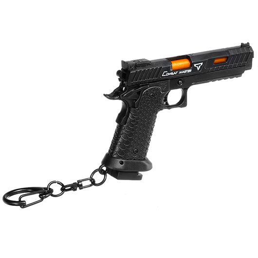 GK-Tactical Schlsselanhnger TTI Combat Master 2011 JW3 Pistole 1:3 Miniaturmodell schwarz Bild 4