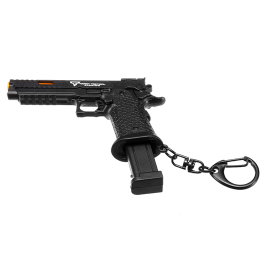 GK-Tactical Schlsselanhnger TTI Combat Master 2011 JW3 Pistole 1:3 Miniaturmodell schwarz Bild 5