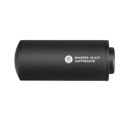 MadBull Whisper .45 ACP Dummy Alumininium Silencer 14mm- schwarz Bild 4