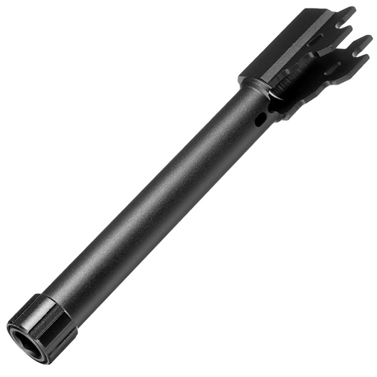 C&C Tac CNC Aluminium Outer Barrel mit Silencer Gewinde 11mm+ / 14mm- f. VFC P320-M17 GBB Serie Bild 2