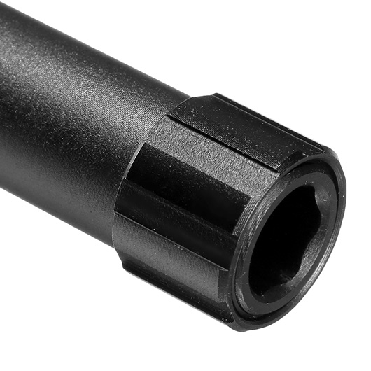 C&C Tac CNC Aluminium Outer Barrel mit Silencer Gewinde 11mm+ / 14mm- f. VFC P320-M17 GBB Serie Bild 4