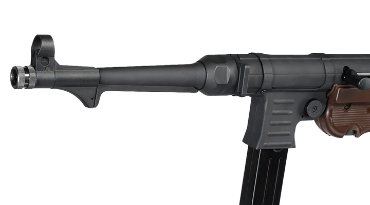 SRC MP40 Airsoft Maschinenpistole Vollmetall CO2 BlowBack 6mm BB schwarz / braun Bild 6