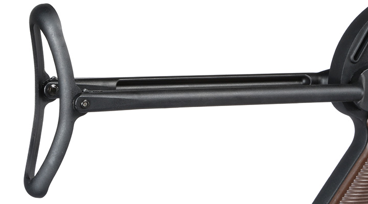 SRC MP40 Maschinenpistole Vollmetall CO2 BlowBack 6mm BB schwarz / braun Bild 9