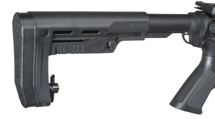 APS M4 12,5 Zoll KeyMod Spyder ASR-Series Vollmetall eSilver Edge SDU-MosFet 2.0 S-AEG 6mm BB schwarz Bild 9