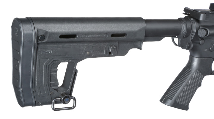 APS M4 16 Zoll KeyMod BOAR ASR-Series Vollmetall eSilver Edge SDU-MosFet 2.0 S-AEG 6mm BB schwarz Bild 9