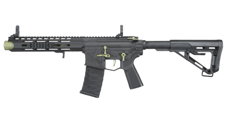 APS Patrol Rifle Phantom Green eSilver Edge SDU-MosFet 2.0 Vollmetall S-AEG 6mm BB schwarz / grn Bild 1