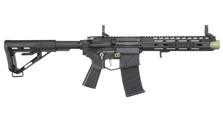 APS Patrol Rifle Phantom Green eSilver Edge SDU-MosFet 2.0 Vollmetall S-AEG 6mm BB schwarz / grn Bild 2