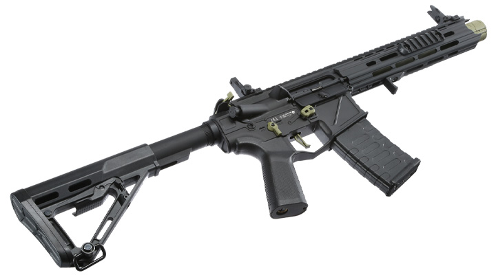 APS Patrol Rifle Phantom Green eSilver Edge SDU-MosFet 2.0 Vollmetall S-AEG 6mm BB schwarz / grn Bild 5
