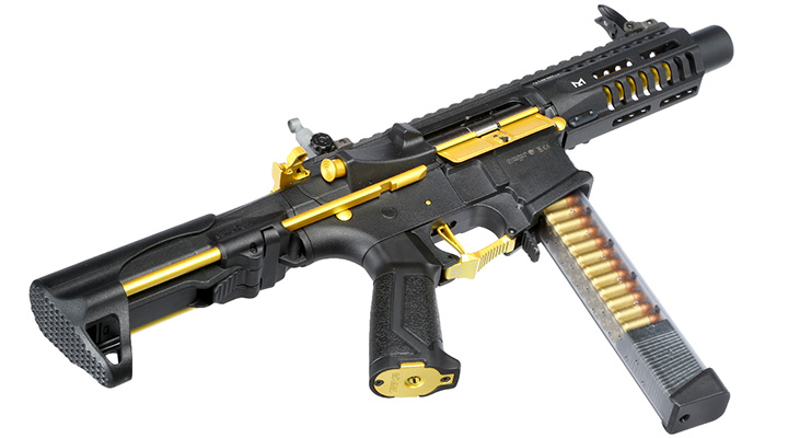 G&G ARP 9 ETU-Mosfet S-AEG 6mm BB Stealth Gold Edition Bild 4