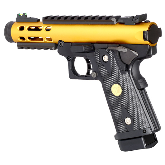 Wei-ETech Galaxy Hi-Capa 5.1 Type A K-Frame Metallschlitten GBB 6mm BB schwarz / gold Bild 8