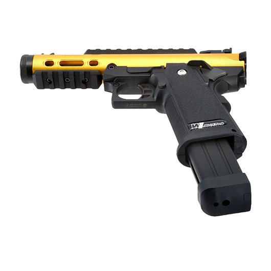 Wei-ETech Galaxy Hi-Capa 5.1 Type A R-Frame Metallschlitten GBB 6mm BB schwarz / gold Bild 5