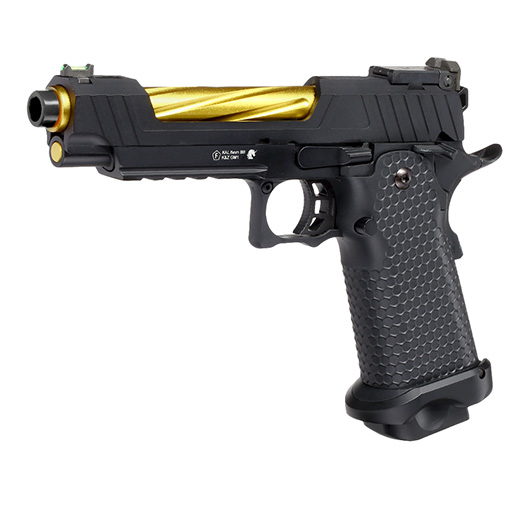 Jag Arms Hi-Capa 5.1 GMX 1.0 Vollmetall GBB 6mm BB schwarz / gold