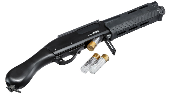 Jag Arms Scattergun Reaper Vollmetall Pump Action Gas Shotgun 6mm BB schwarz Bild 6