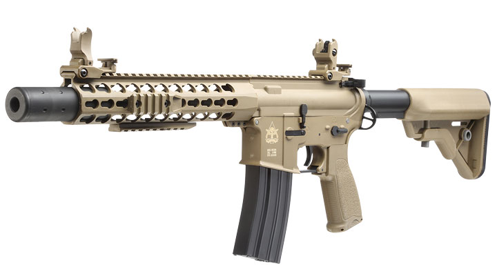 Versandrcklufer Evolution Airsoft Recon S 10 Silent Ops Carbontech S-AEG 6mm BB tan