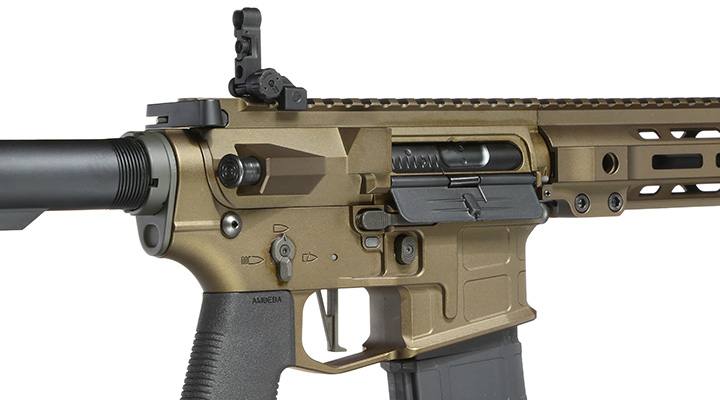 Ares M4 X-Class Model 9 Vollmetall EFC-System S-AEG 6mm BB Bronze Bild 8