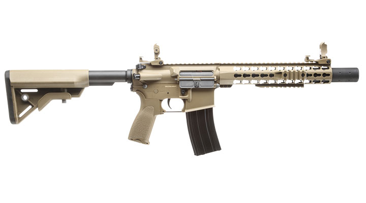 Versandrcklufer Evolution Airsoft Recon S 10 Silent Ops Carbontech S-AEG 6mm BB tan Bild 2