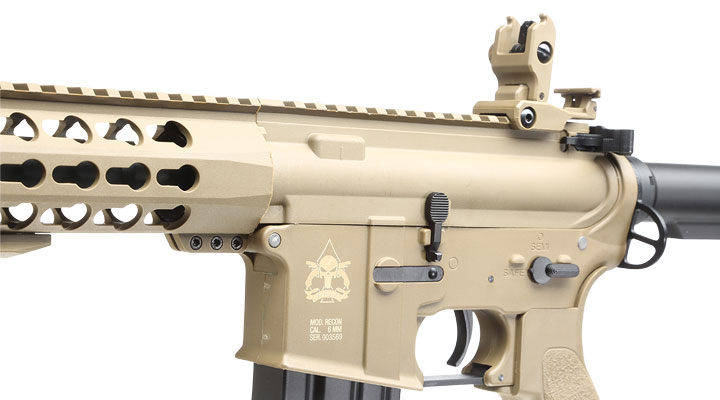 Evolution Airsoft Recon S 10 Silent Ops Carbontech S-AEG 6mm BB tan Bild 7