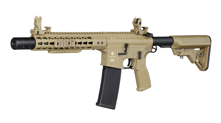 Evolution Airsoft Recon S 10 Silent Ops Carbontech S-AEG 6mm BB tan