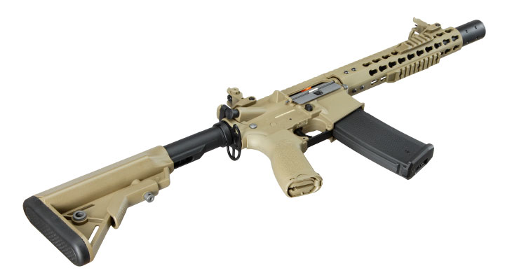 Evolution Airsoft Recon S 10 Silent Ops Carbontech S-AEG 6mm BB tan Bild 6