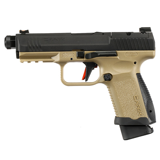 Cybergun / AWC CANiK TP9 Elite Combat mit Metallschlitten GBB 6mm BB Dual Tone Bild 1