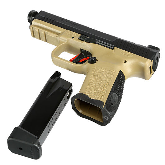 Cybergun / AWC CANiK TP9 Elite Combat mit Metallschlitten GBB 6mm BB Dual Tone Bild 6