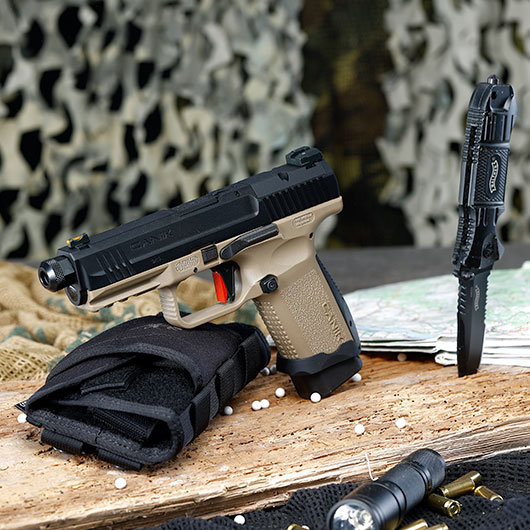 Cybergun / AWC CANiK TP9 Elite Combat mit Metallschlitten GBB 6mm BB Dual Tone Bild 1